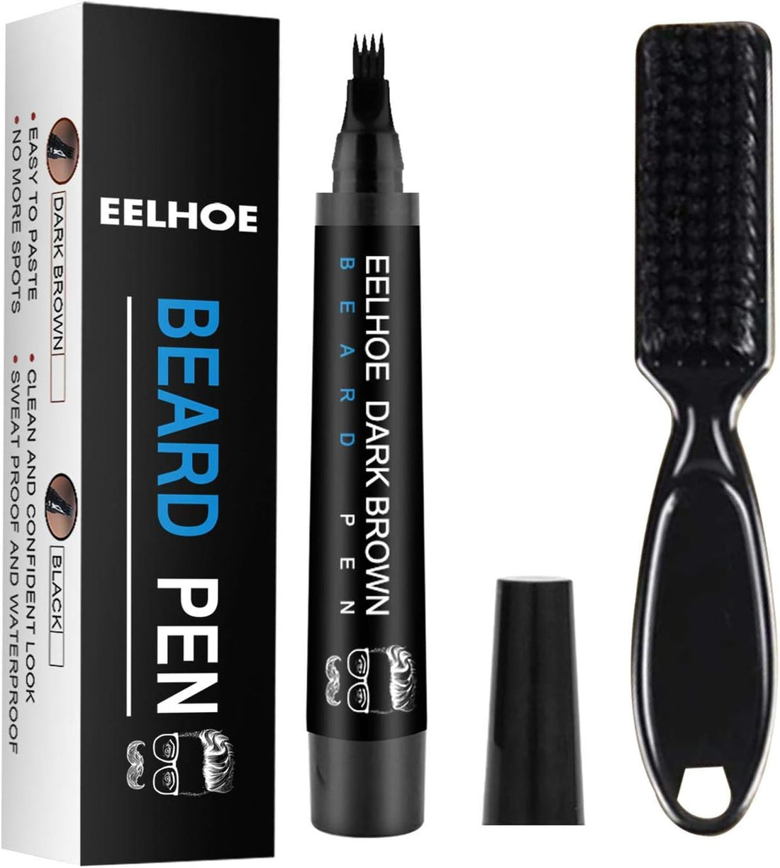 BeardGuard™ Beard Pencil Kit – Waterproof & Sweatproof Filler Pen for Fuller Beard