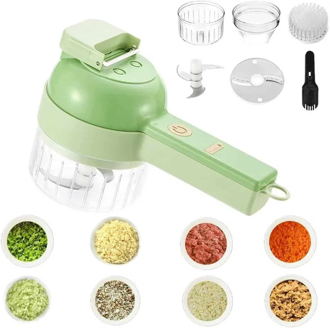 ChopMaster 4 in 1 Portable Electric Vegetable Cutter Set