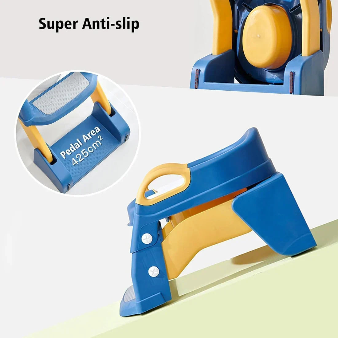 SafeSteps™ Premium Toddler Potty Training Ladder Seat – Stable, Foldable Design