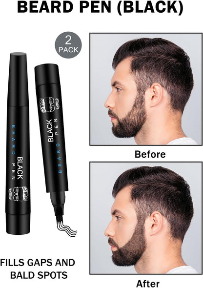 BeardGuard™ Beard Pencil Kit – Waterproof & Sweatproof Filler Pen for Fuller Beard