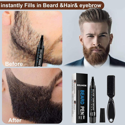 BeardGuard™ Beard Pencil Kit – Waterproof & Sweatproof Filler Pen for Fuller Beard