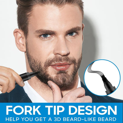 BeardKing™ Filler Pen Kit - Waterproof, Sweatproof, Long-Lasting Beard Pencil for Men