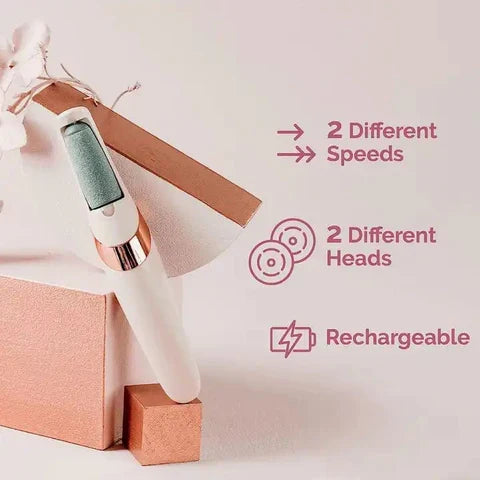 SmoothStep Pro™ Pedicure and Callus rechargeable Remover Tool