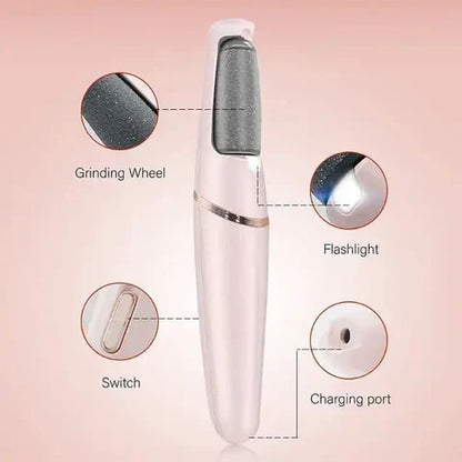 SmoothStep Pro™ Pedicure and Callus rechargeable Remover Tool