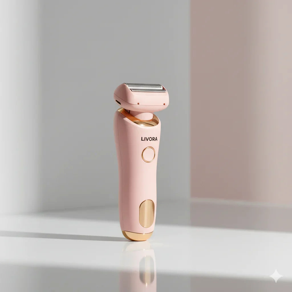 Livora™ SmoothGlide Electric Shaver – Waterproof Hair Removal Electric Razor