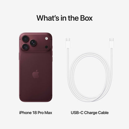 iPhone 18 Pro Max Burgundy