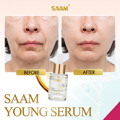 Anti-Aging Argireline & Hyaluronic Acid Face Serum – SAAM Young Serum for Wrinkles, Fine Lines & Firmer Skin